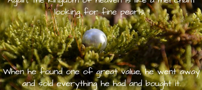 The kingdom of heaven is like treasure hidden in a field